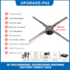 P62 62CM Large Size Hologram Led Fan 3D Led Fan 3D Holographic Display