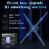 P50 3d Hologram Sync 50cm Advertising Equipment 3d Led Fan Stand Player Proyector Projector with Display Ads