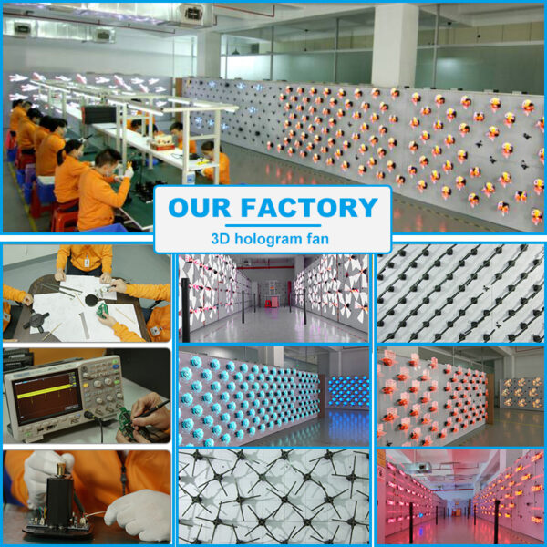 F56 Advanced Cooling 56cm Display 3D Fan Advertising Machine With HD LED Holographic Display for Eye Catching Promotions