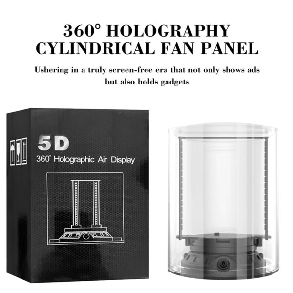 Factory Direct Sales 360degree Desktop Holographic Display 3d Cylinder Hologram Led Fan Air Display