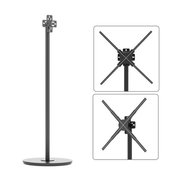 3D Holographic LED Fan Floor Mounted Bracket Floor Stand for Hologram Advertising Fan