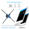 F70 70cm Holographic LED Fan Display Player 3D Hologram Indoor Education Application OEM Supplier