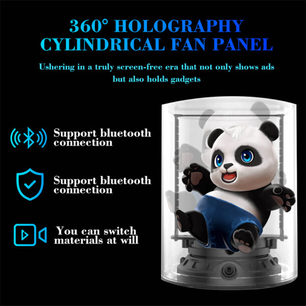 Factory Direct Sales 360degree Desktop Holographic Display 3d Cylinder Hologram Led Fan Air Display