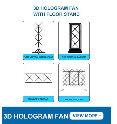 Immersive 3D hologram fan displays. Custom ads for business. Inquire today!