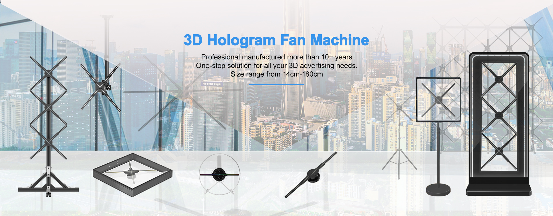 360 All-round Surround 3D Holographic Naked-eye WIFI Three-dimensional Animation Text Ball Ornament 3D Holographic Fan