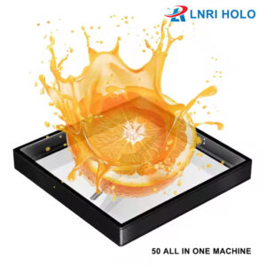 45cm 3D Hologram Fan Advertising Equipment 3D LED Holographic Display with 50cm Square Safety Acrylic Cover/Cases