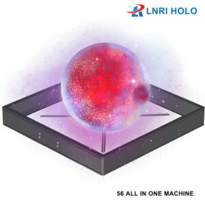 High Resolution 50cm 3D Hologram Display Led Fan 3D Hologram Led Projector Hologram 3D Led Fan with 56cm Cover