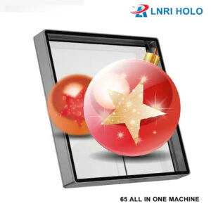62cm Indoor Advertising Protective Advertising Display 3D Hologram Holographic LED Fan with 65cm Cover