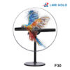 F30 30cm Mini Desktop Transparent Protective Cover Holographic Projector 3d Led Fan Display Led Desk 3d Hologram Display Fan