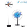 F45W High Resolution 3D Hologram LED Fan 43CM Indoor Cover for Education Front Desk Advertising Shopping Malls Supermarkets OEM