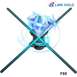 F85 3D Holographic Advertising Fan Professional 85cm Naked Eye 3D Led Projector Display Equipment 3D Hologram Fan
