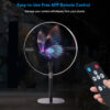 F45W High Resolution 3D Hologram LED Fan 43CM Indoor Cover for Education Front Desk Advertising Shopping Malls Supermarkets OEM