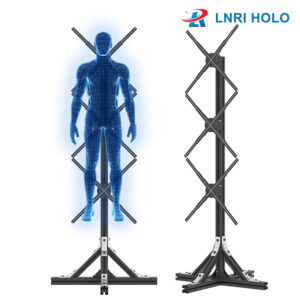 New 4 Blades Holographic Display 1*3 50cm Spinning 3D Projector Hologram Fan Propeller Wholesale China