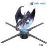 P62 62CM Large Size Hologram Led Fan 3D Led Fan 3D Holographic Display