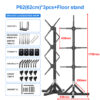 62cm 1x3 Human Height Multi Splicing Christmas Tree Advertising Led Display Holographic Video Wall 3D Hologram Led Fan