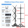 High Resolution 1X3 Human Size 65cm APP Control Splicing Wifi Holographic Display Led Holograma 3d Hologram Fan Projector