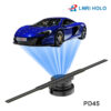 PD45 45cm 3D Hologram Projector LED Fan Animated Advertising Equipment SD Card Support Rotating Display