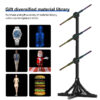 1X3 Stitch Synchronized 3D Hologram Fan Wall 45CM Indoor Holographic Fans with Hologram Projector Stand