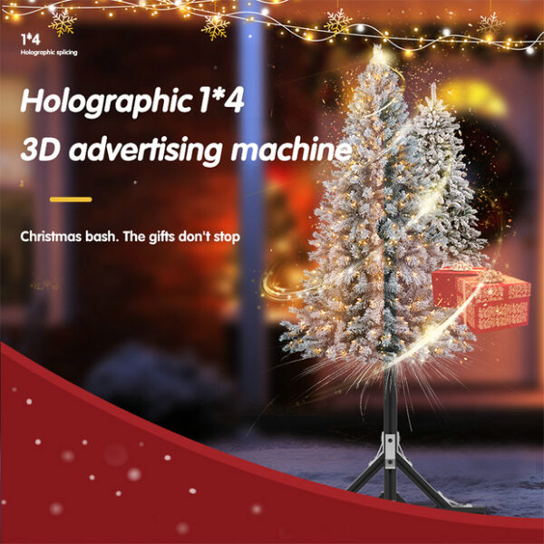 1*4 PD45 1080P Resolution 45cm 3d Holographic Projector Fan 3d Hologram Led Fan Display for Advertising