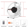 PD13 Mini Desktop LED Rotating Screen Naked-Eye 3D Holographic Projection Fan for Education Suspended Stereoscopic Hologram Indoor