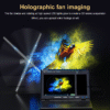 P62 62CM Large Size Hologram Led Fan 3D Led Fan 3D Holographic Display