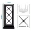 Hologram Human Ventiladores Holograficos 3X65cm Advertising Holographic Display 3D Hologram Cabinet Fan with Cabinet