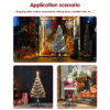 62cm 1x3 Human Height Multi Splicing Christmas Tree Advertising Led Display Holographic Video Wall 3D Hologram Led Fan