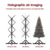 High Resolution 1X3 Human Size 56cm APP Control Splicing Wifi Holographic Display Led Holograma 3d Hologram Fan Projector