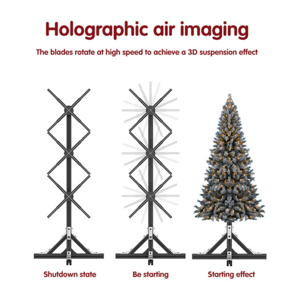 High Resolution 1X3 Human Size 56cm APP Control Splicing Wifi Holographic Display Led Holograma 3d Hologram Fan Projector