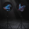 3D Hologram LED Fan Display 45/52/56cm Indoor Advertising with Protective Cover and Tripod Bracket OEM Supplier