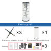 1X3 65cm 3D Holographic LED Fan Projector Cylindrical Human Splicing Solution for Outdoor Medical Treatment