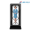 Hologram Human Ventiladores Holograficos 3X65cm Advertising Holographic Display 3D Hologram Cabinet Fan with Cabinet