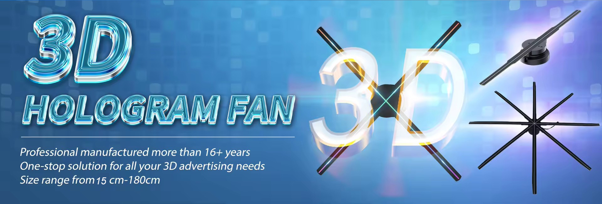 3d hologram fan
