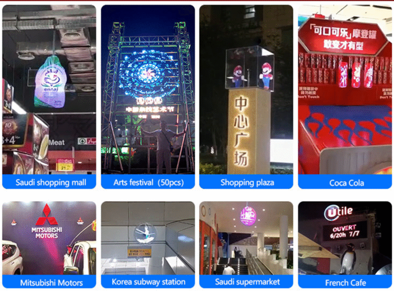 HD 3D Hologram Fan - Floating Ad Display