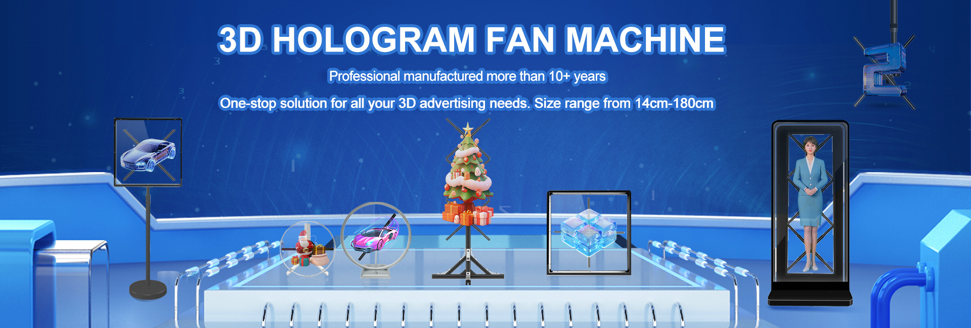 3d hologram fan